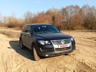 2008 Volkswagen Touareg I Рестайлинг, чёрный, 1250000 рублей, вид 4