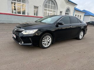 2015 Toyota Camry US Market VII (XV50) Рестайлинг, чёрный, 1900000 рублей, вид 3
