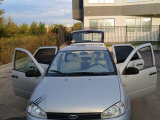 2007 Lada (ВАЗ) Kalina I, серебристый, 140000 рублей, вид 2
