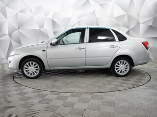 2014 Lada (ВАЗ) Granta I, серебристый, 388000 рублей, вид 2