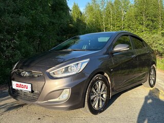 2014 Hyundai Solaris I, чёрный, 900000 рублей, вид 1