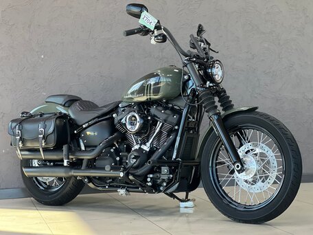 2021 Harley-Davidson Street Bob, зелёный, 1670000 рублей, вид 1