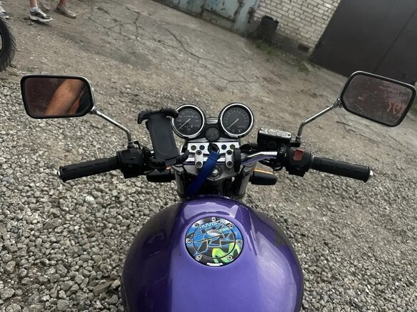 1994 Honda CB 400 Super Four, фиолетовый, 230000 рублей - вид 6