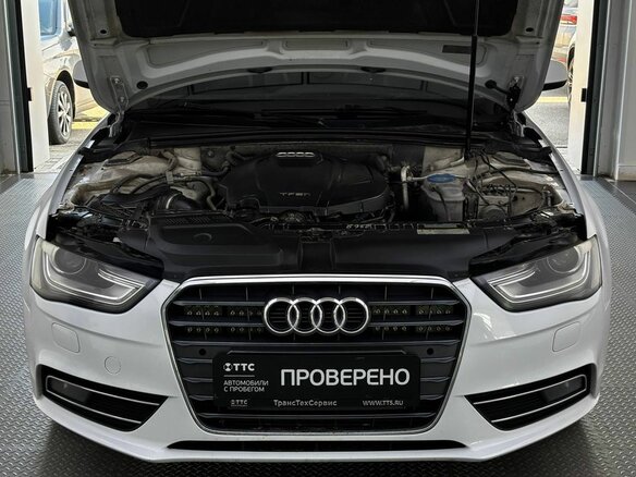 2014 Audi A4 IV (B8) Рестайлинг, белый - вид 8