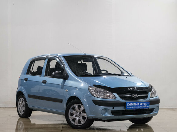 2008 Hyundai Getz I Рестайлинг, голубой