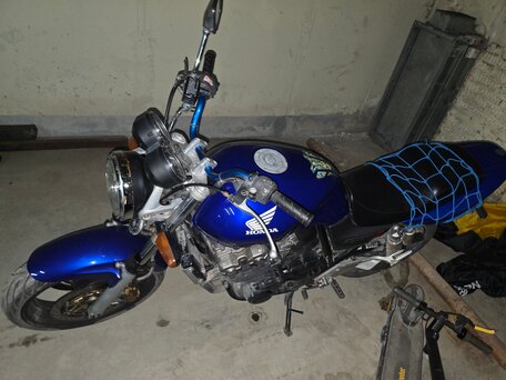 2002 Honda CB 400 Super Four, синий, 350000 рублей, вид 4