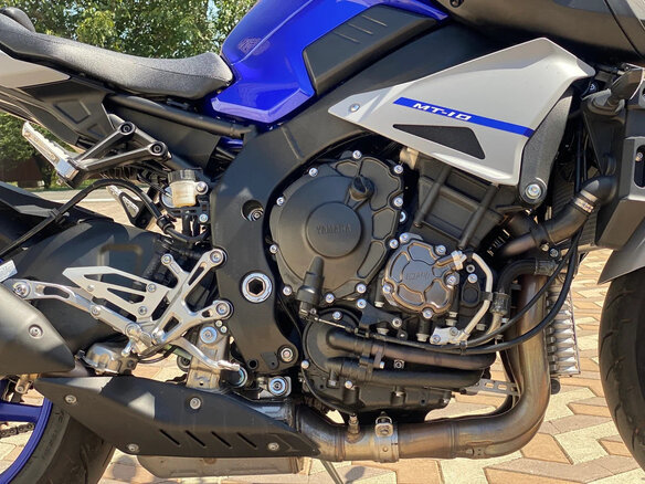 2020 Yamaha MT-10, синий, 1525000 рублей - вид 6