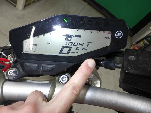 2014 Yamaha MT-09 (FZ-09), оранжевый - вид 8