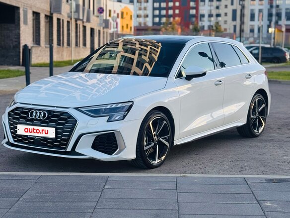 2022 Audi A3 35 TFSI IV (8Y), белый - вид 3