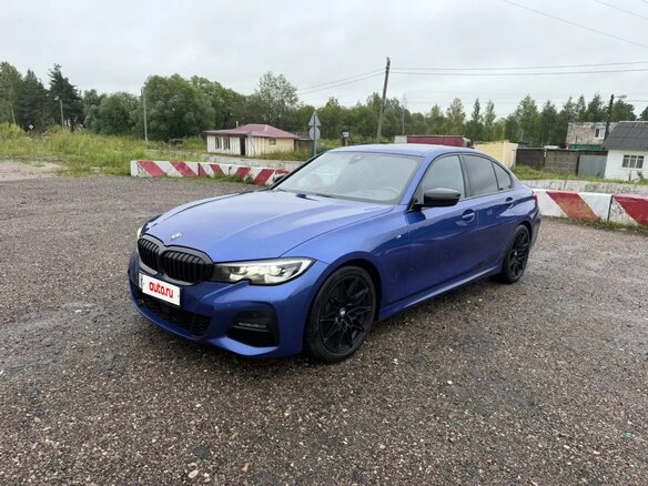 2020 BMW 3 серии 320i VII (G2x), синий, 3600000 рублей