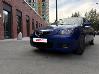 2008 Mazda 3 4-speed I (BK) Рестайлинг, синий, 550000 рублей, вид 4