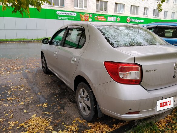 2017 Renault Logan II, серый - вид 4