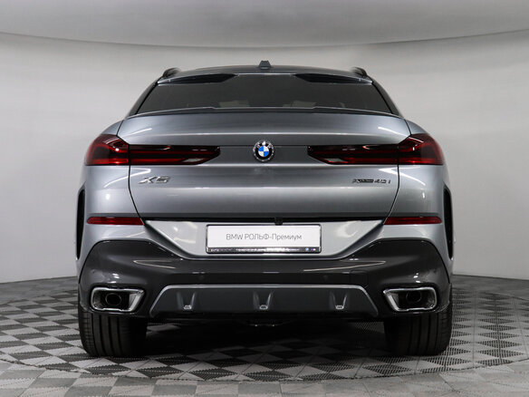 2025 BMW X6 40i III (G06) Рестайлинг, серый - вид 4