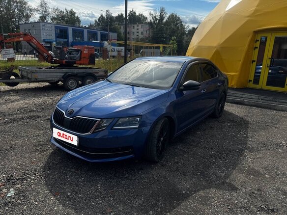 2018 Skoda Octavia III (A7) Рестайлинг, синий, 1440000 рублей