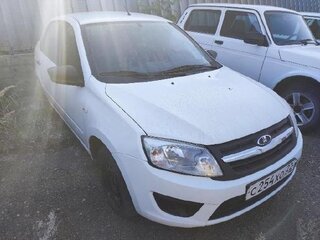 2018 Lada (ВАЗ) Granta I Рестайлинг, белый, 460000 рублей, вид 3