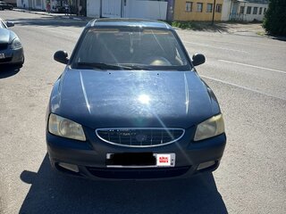 2008 Hyundai Accent ТагАЗ II, чёрный, 200000 рублей, вид 1