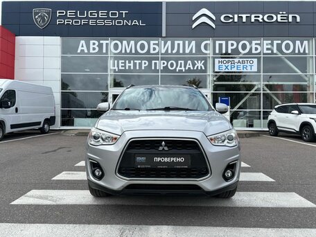 2013 Mitsubishi ASX I Рестайлинг, серебристый, 1350000 рублей, вид 2
