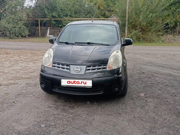 2007 Nissan Note I, чёрный, 600000 рублей - вид 1