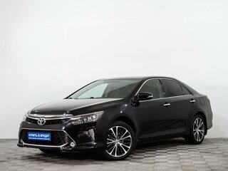 2017 Toyota Camry VII (XV50) Рестайлинг 2, чёрный, 2499000 рублей, вид 3