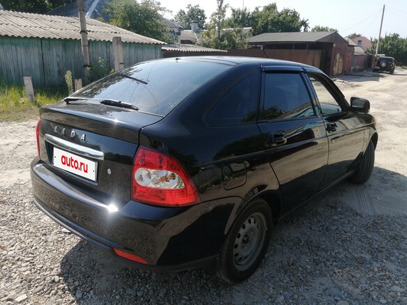 2013 Lada (ВАЗ) Priora I Рестайлинг, чёрный - вид 8