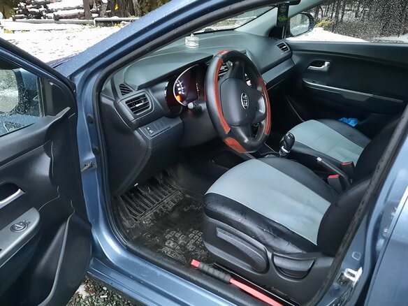 2013 Kia Rio III, голубой, 755000 рублей - вид 6