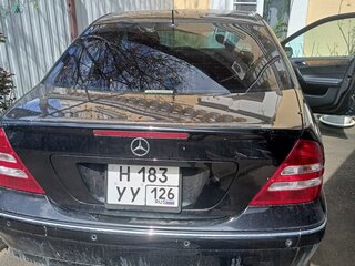 2006 Mercedes-Benz C-Класс 230 II (W203) Рестайлинг, чёрный, 1100000 рублей, вид 4