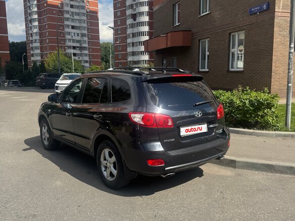 2006 Hyundai Santa Fe II, чёрный, 830000 рублей - вид 4