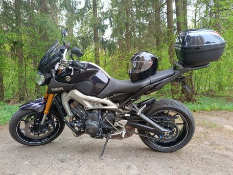 2015 Yamaha MT-09 (FZ-09), синий, 750000 рублей, вид 1