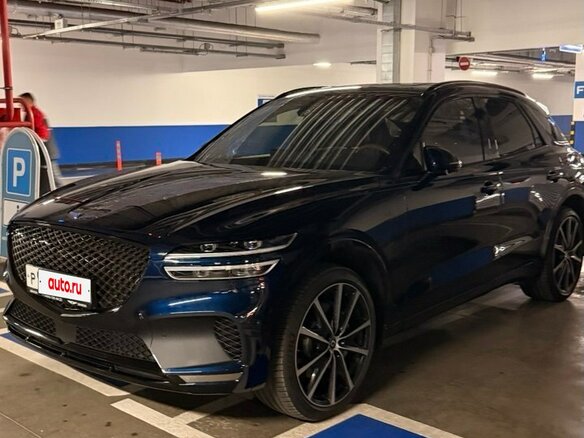 2021 Genesis GV70 I, синий - вид 1