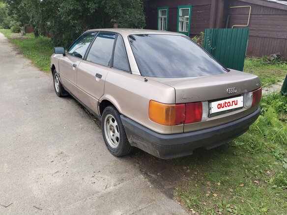 1989 Audi 80 IV (B3), серый, 175000 рублей - вид 6
