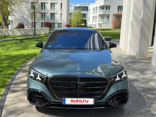 2026 Mercedes-Benz S-Класс 580 Long 4MATIC VII (W223) Рестайлинг, зелёный, 27000000 рублей, вид 2