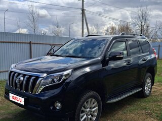2015 Toyota Land Cruiser Prado 150 Series Рестайлинг 1, чёрный, 3850000 рублей, вид 4