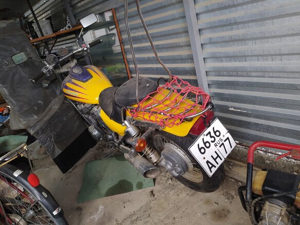 1993 Kawasaki ZL400 Eliminator, жёлтый, 220000 рублей - вид 14