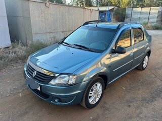 2011 Renault Logan I Рестайлинг, синий, 395000 рублей, вид 1