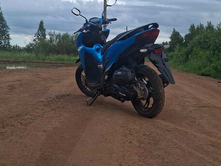 2022 Motoland T-MAX 150, синий, 102000 рублей, вид 4