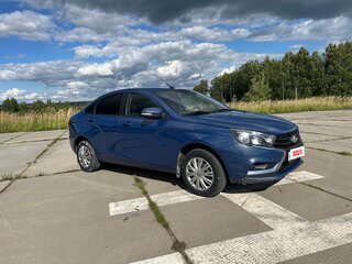 2016 Lada (ВАЗ) Vesta I, синий, 620000 рублей, вид 3