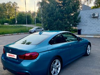 2017 BMW 4 серии 420d xDrive F32/F33/F36 Рестайлинг, синий, 3900000 рублей, вид 4
