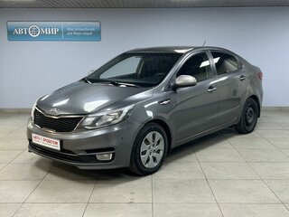 2015 Kia Rio III Рестайлинг, серый, 960000 рублей, вид 1