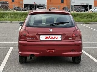 2007 Peugeot 206, красный, 310000 рублей, вид 5