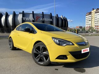 2011 Opel Astra GTC J Рестайлинг, жёлтый, 680000 рублей, вид 2