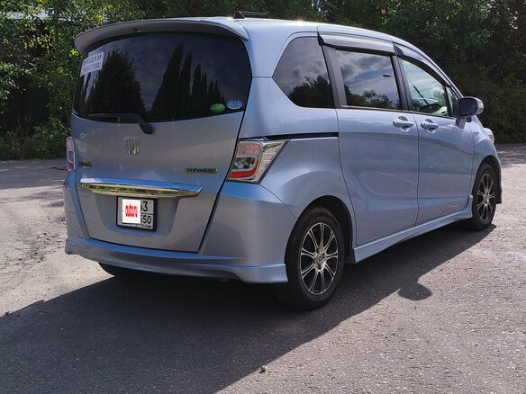 2014 Honda Freed I Рестайлинг, голубой, 1235000 рублей - вид 4
