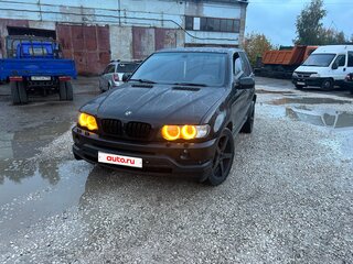 2002 BMW X5 4.6is I (E53), чёрный, 900000 рублей, вид 2
