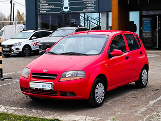2003 Daewoo Kalos, красный, 235000 рублей, вид 1