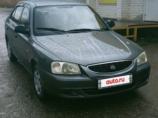 2005 Hyundai Accent ТагАЗ II, серый, 400000 рублей, вид 2
