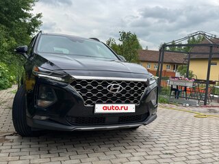 2020 Hyundai Santa Fe IV Рестайлинг, чёрный, 3249900 рублей, вид 1