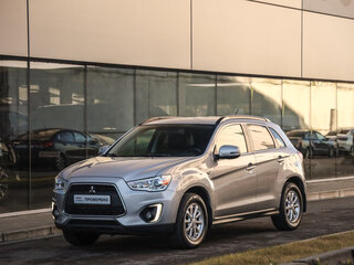 2014 Mitsubishi ASX I Рестайлинг, серебристый, 929777 рублей, вид 3