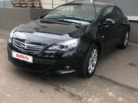 2013 Opel Astra GTC J Рестайлинг, чёрный, вид 2