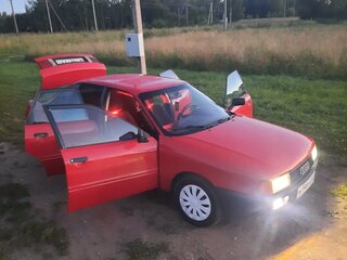 1991 Audi 80 V (B4), красный, 180000 рублей, вид 1