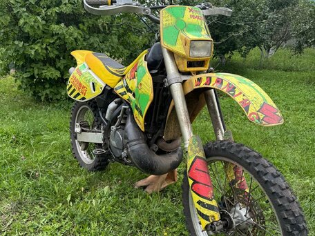 1993 Suzuki RMX 250S, жёлтый, 215000 рублей, вид 1