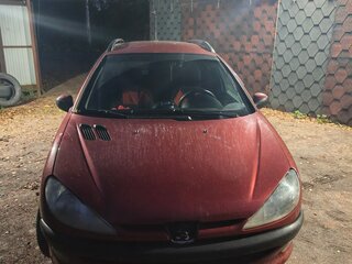 2002 Peugeot 206, красный, 350000 рублей, вид 2